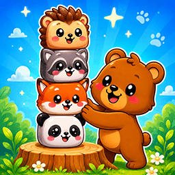 Animal Tower: Calm Stacking icon