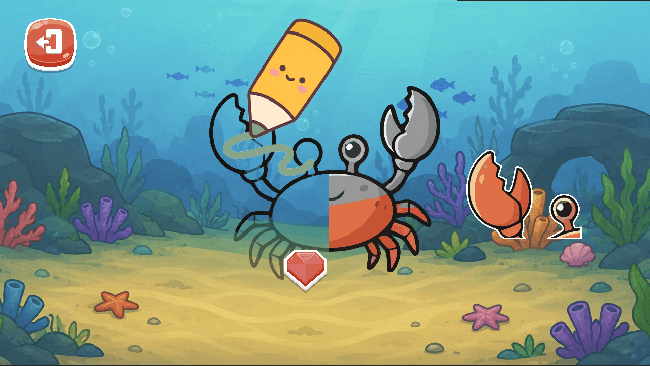 Kids Coloring & Puzzles artwork
